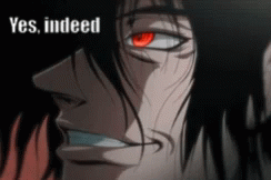 Alucard Hellsing Yes Indeed GIF