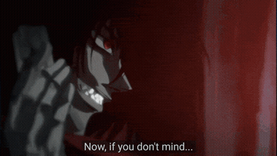 Alucard Says Yes I Do I Take Enthusiastic Walks Through The Woods GIF