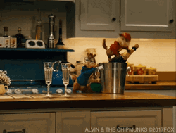 Alvin And The Chipmunks Drinking Wine GIF