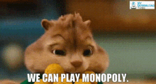 Alvin And The Chipmunks Theodore Plays Monopoly  GIF