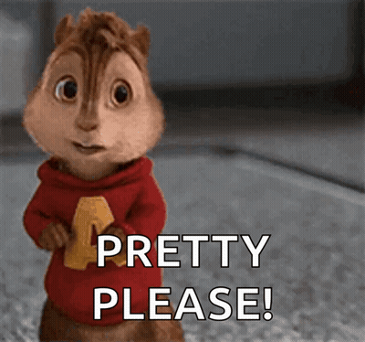 Alvin Chipmunk Saying Pretty Please GIF