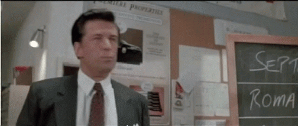 Always Be Closing Alec Baldwin Frustrated GIF