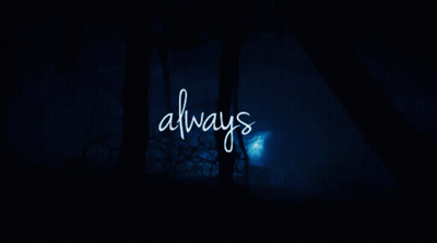 Always In White On Dark Blue GIF