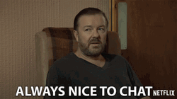 Always Nice To Chat  GIF