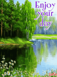 Always Sunny Day By The Lake GIF