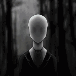 Always Watching Black Slenderman GIF