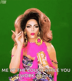 Alyssa Edwards Eating Waving Hand GIF