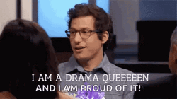 Am I The Drama Queen Andy Samberg GIF