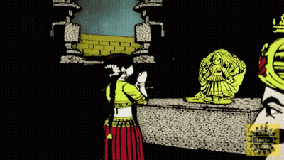 Amal Chitra Katha Cartoon Of Man And Woman GIF