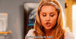 Amanda Bynes Going To Hell GIF