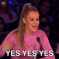 Amanda Holden Proud Yessss Decisions GIF