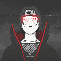 Amaterasu Itachi Uchiha Dark Force GIF