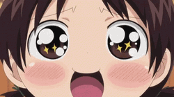 Amazed Cute Sparkling Eyes Anime GIF
