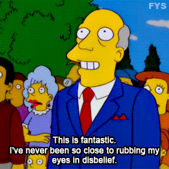 Amazed Gary Chalmers The Simpsons GIF