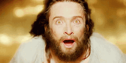 Amazed Jaw Drop Hugh Jackman GIF