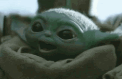 Amazed Reaction Grogu GIF