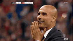 Amazed Reaction Pep Guardiola GIF