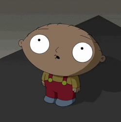 Amazed Stewie Griffin Blinking Big Eyes GIF