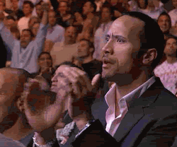 Amazed The Rock Applause GIF