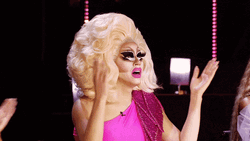Amazed Trixie Mattel Drag Queen GIF