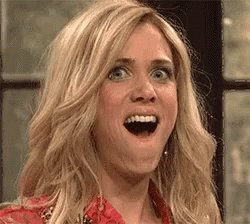Amazed Wow Kristen Wiig GIF