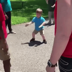 Amazing Break Dancing Toddler Kid GIF