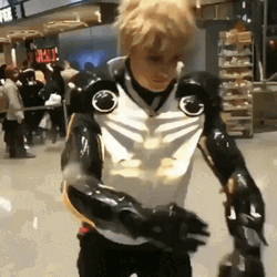 Amazing Cosplay Demon Cyborg GIF