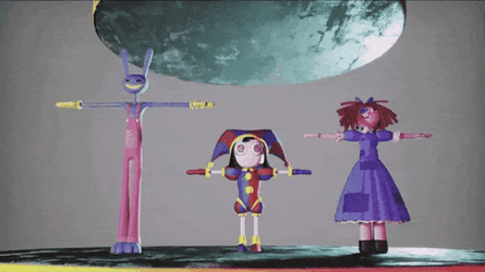 Amazing Digital Circus Jax Pomni Ragatha Pressed Down GIF