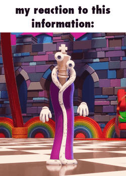 Amazing Digital Circus Kinger Reaction Information Meme GIF