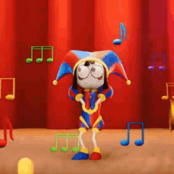 Amazing Digital Circus Pomni Sleepy Music GIF