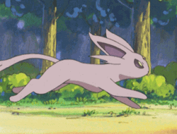 Amazing Espeon Running GIF