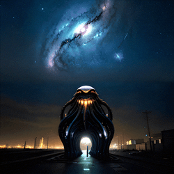 Amazing Fictional Character Cthulhu Cosmic Background GIF