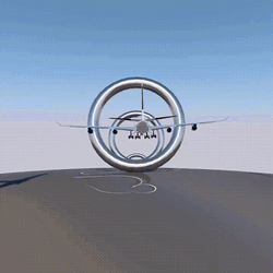 Amazing Flying Plane Exhibition GIF