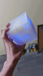 Amazing Glow In The Dark Tesseract GIF