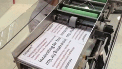 Amazing  Machine Making Paper Plane GIF