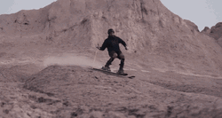 Amazing Skiing Rocky Mountain GIF