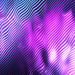 Amazing Synthwave Purple Wave Loop GIF