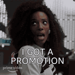 Amazon Series Upload Aleesha Got Promotion GIF