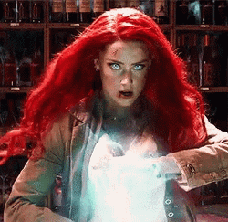 Amber Heard Mera Screaming GIF