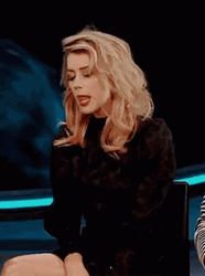 Amber Heard Shaking Head GIF