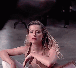 Amber Heard Staring GIF