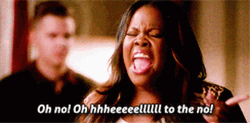 Amber Riley Oh Hell To The No GIF
