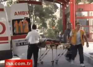 Ambulance With Number 112 On Side GIF
