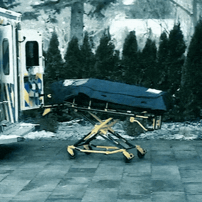 Ambulance With Stretcher GIF