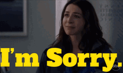 Amelia Shepherd I Am Sorry  GIF