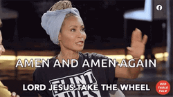 Amen Again Jesus Take The Wheel GIF