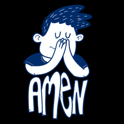 Amen Animated Boy Praying God GIF