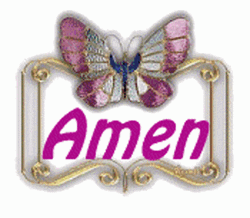 Amen Butterfly Sticker Glitters GIF