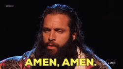 Amen Elias Monday Night Raw WWE GIF