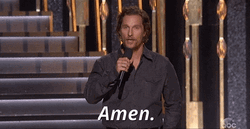 Amen Matthew McConaughey CMA Awards GIF